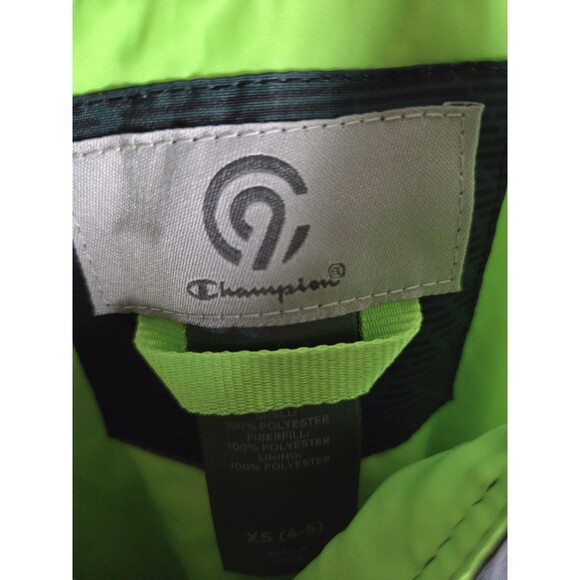 Champion C9 Black CAMO Ski SNOW Bib PANTS Overalls KIDS 4-5 XS Adjustable Straps - Picture 3 of 6